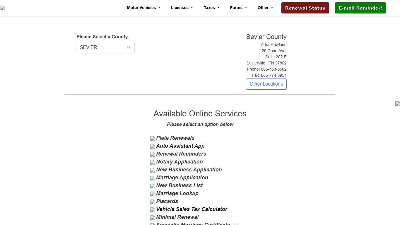 Tennessee County Clerk